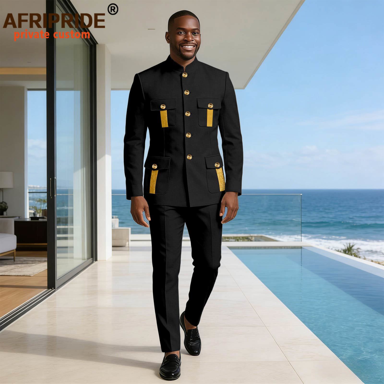 Men Formal Wear Clothes - Men`s Formal Wear Single Breasted Pockets