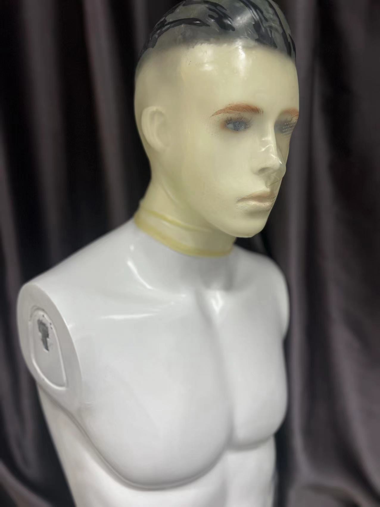 Formal Wear Gloves Men - latex fetish man gloves rubber hood