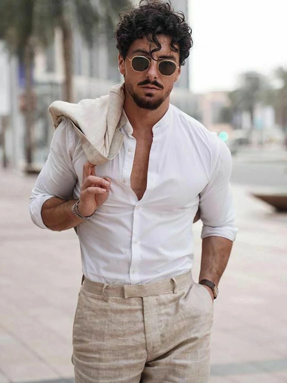 Summer Beach Business Linen Me - đánh giá và giá Men Formal Wear With Blazer