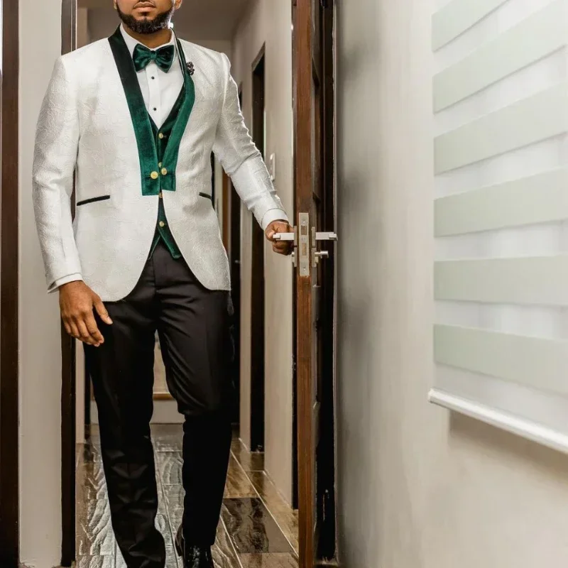 African Wedding Suits For Men  - đánh giá và giá Men Formal Wear Clothes
