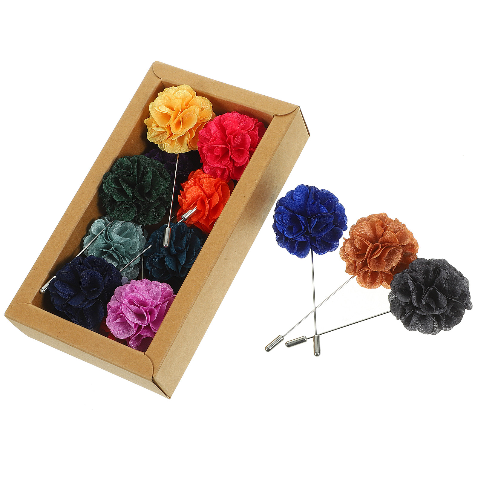 16Pcs Elegant Men Lapel Pin Fl - đánh giá và giá Men Formal Wear Clothes