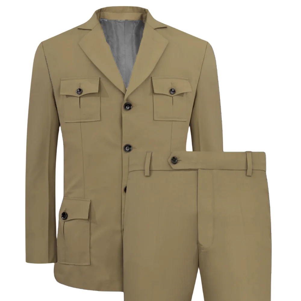 Men's Suits Jakcet Casual Khak - đánh giá và giá Men Formal Wear With Blazer