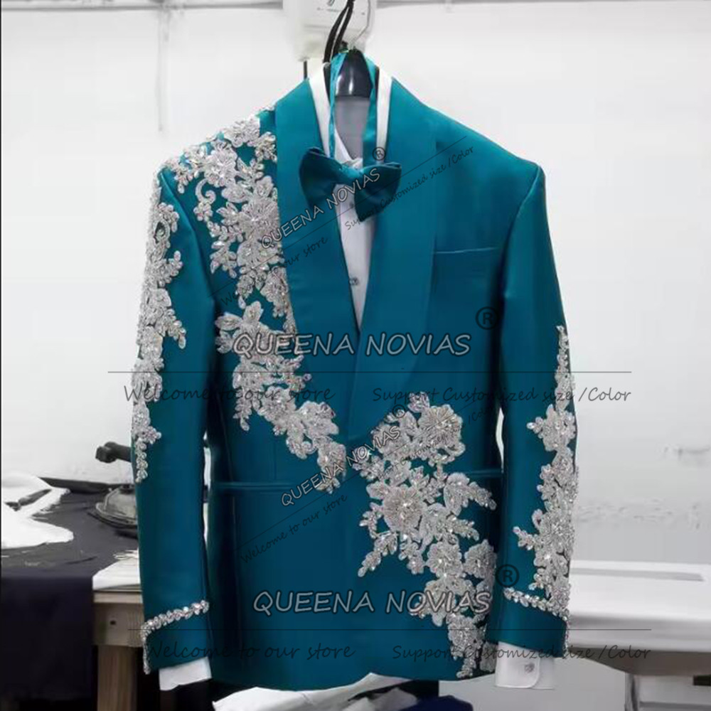 Exclusive Groom Wedding Suits  - đánh giá và giá Men Formal Wear Green