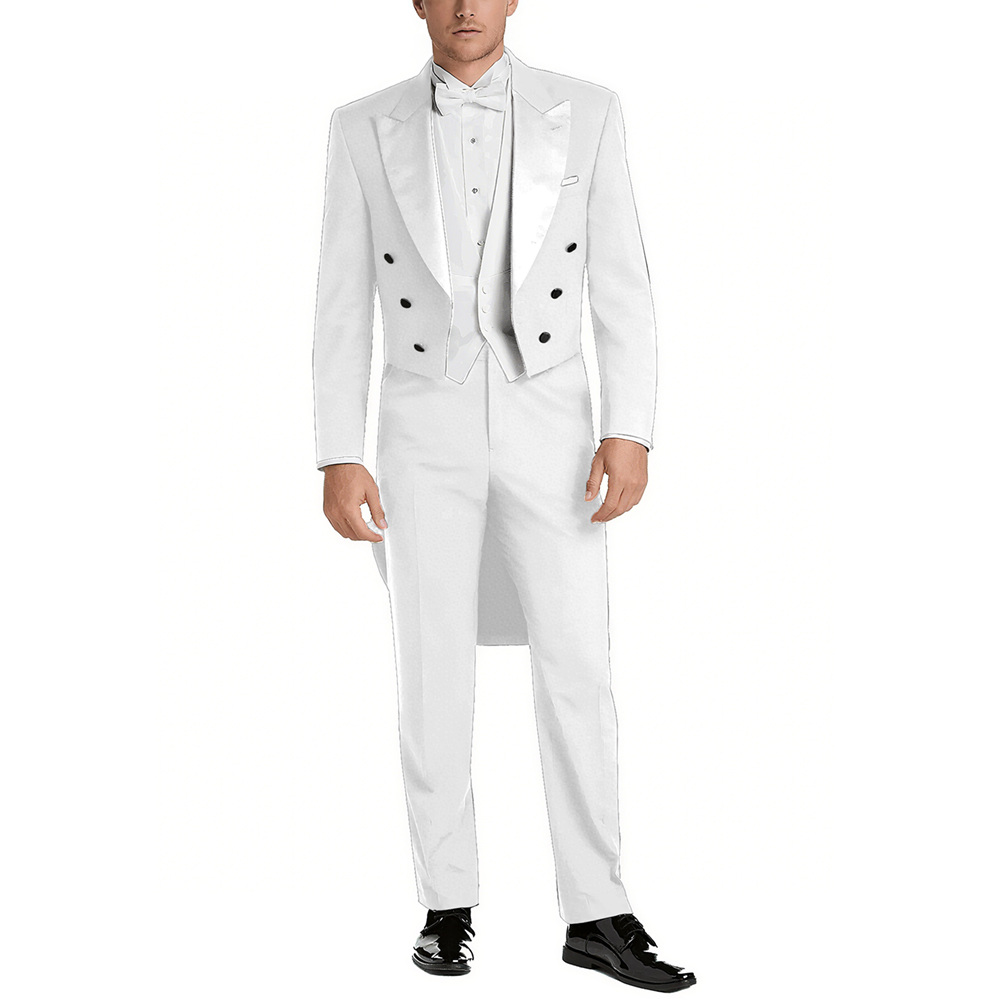 Men's Satin Peak Lapel Suit Se - đánh giá và giá Men Formal Wear With Blazer