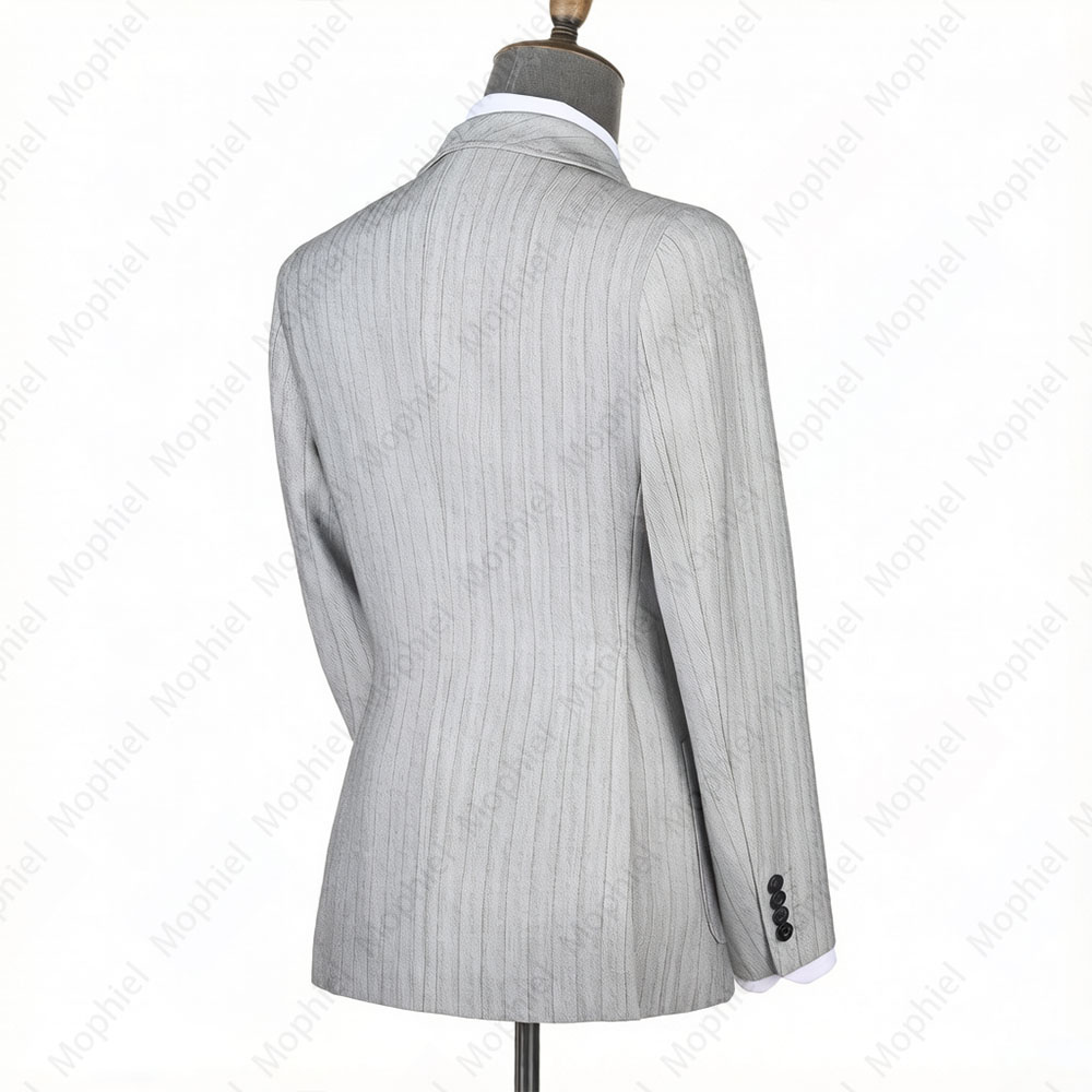 Mophiel Light Grey Men Suits S - đánh giá và giá Men Formal Wear With Blazer