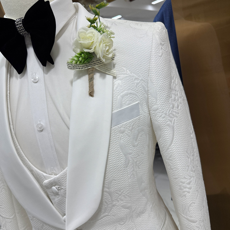 Men Wedding Suit White 3 Piece - đánh giá và giá Formal Wear For Men In Wedding