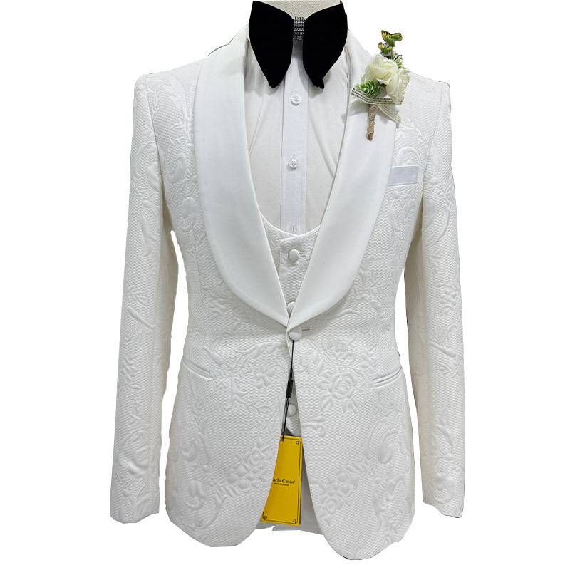 Men Wedding Suit White 3 Piece - đánh giá và giá Formal Wear For Men In Wedding