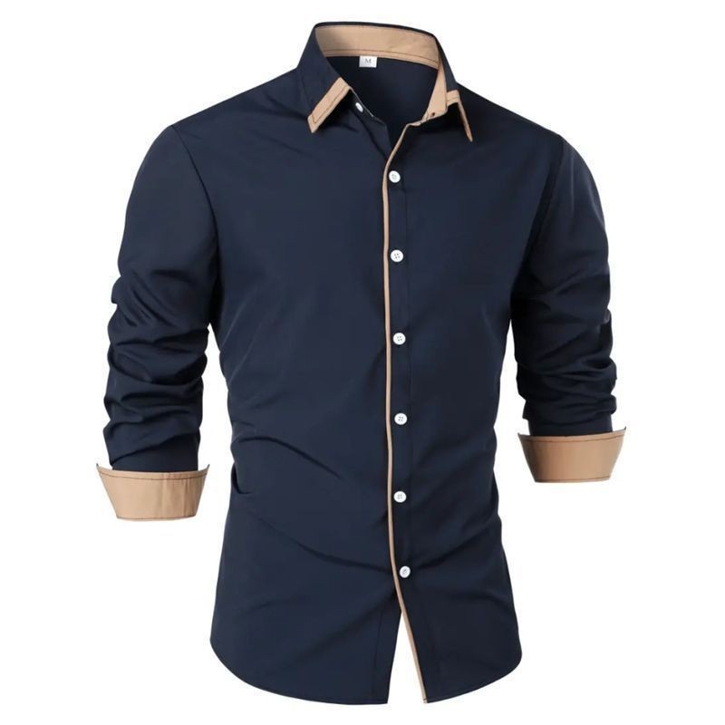 New European Mens Shirt Slim F - đánh giá và giá Men Formal Wear Top