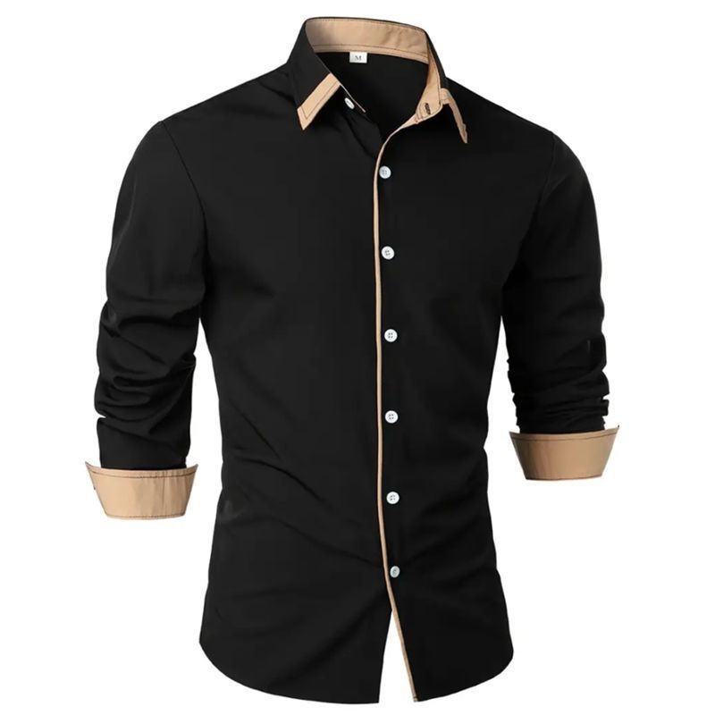 New European Mens Shirt Slim F - đánh giá và giá Men Formal Wear Top