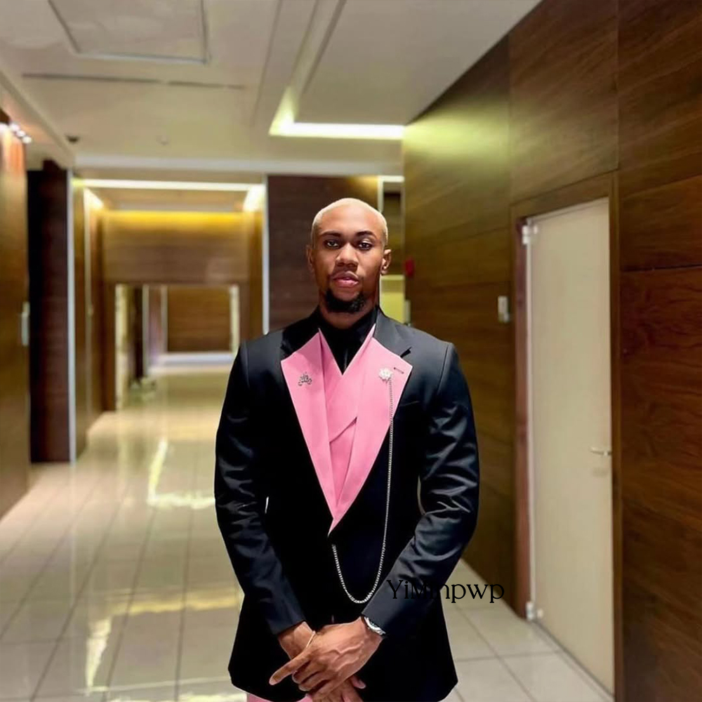 YiMinpwp Handsome Pink Men‘s S - đánh giá và giá Men Formal Wear Clothes