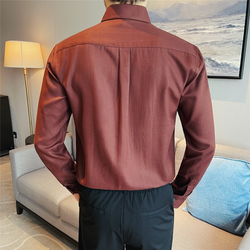 100% Lyocell Breathable Shirts - đánh giá và giá Men Formal Wear Clothes