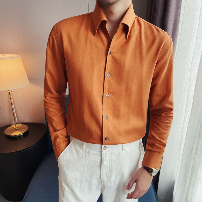 100% Lyocell Breathable Shirts - đánh giá và giá Men Formal Wear Clothes