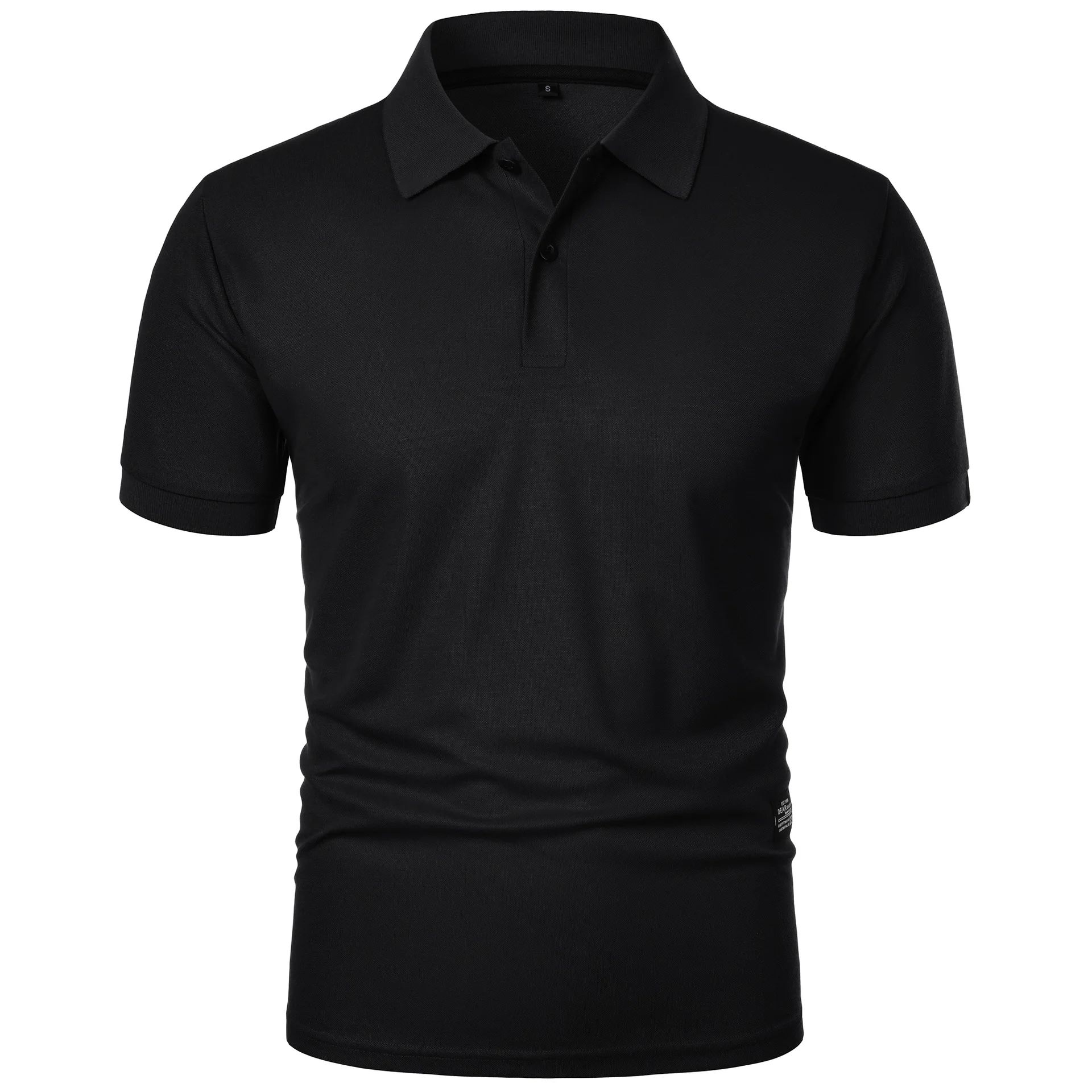 Men's Casual Polo Shirt Black  - đánh giá và giá Men'S Formal Beach Wear
