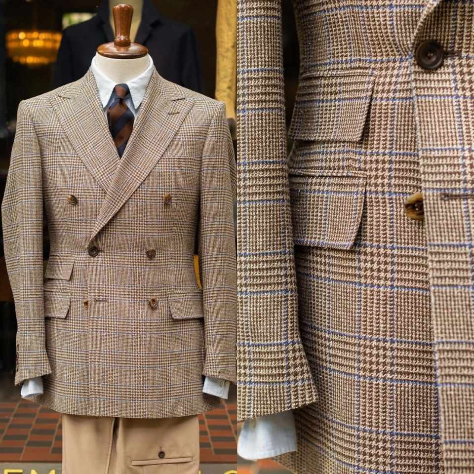 Retro Check Double Breasted Me - đánh giá và giá Men'S Formal Wear For Reception