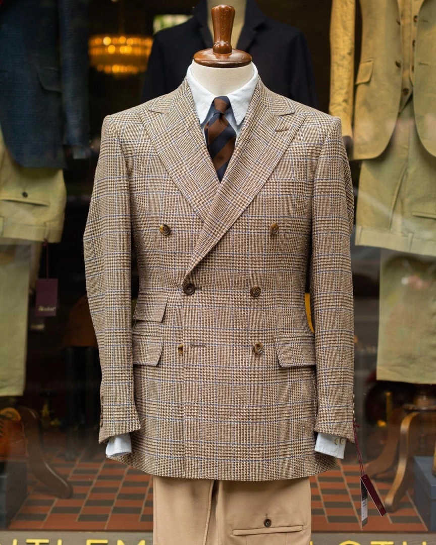 Retro Check Double Breasted Me - đánh giá và giá Men'S Formal Wear For Reception
