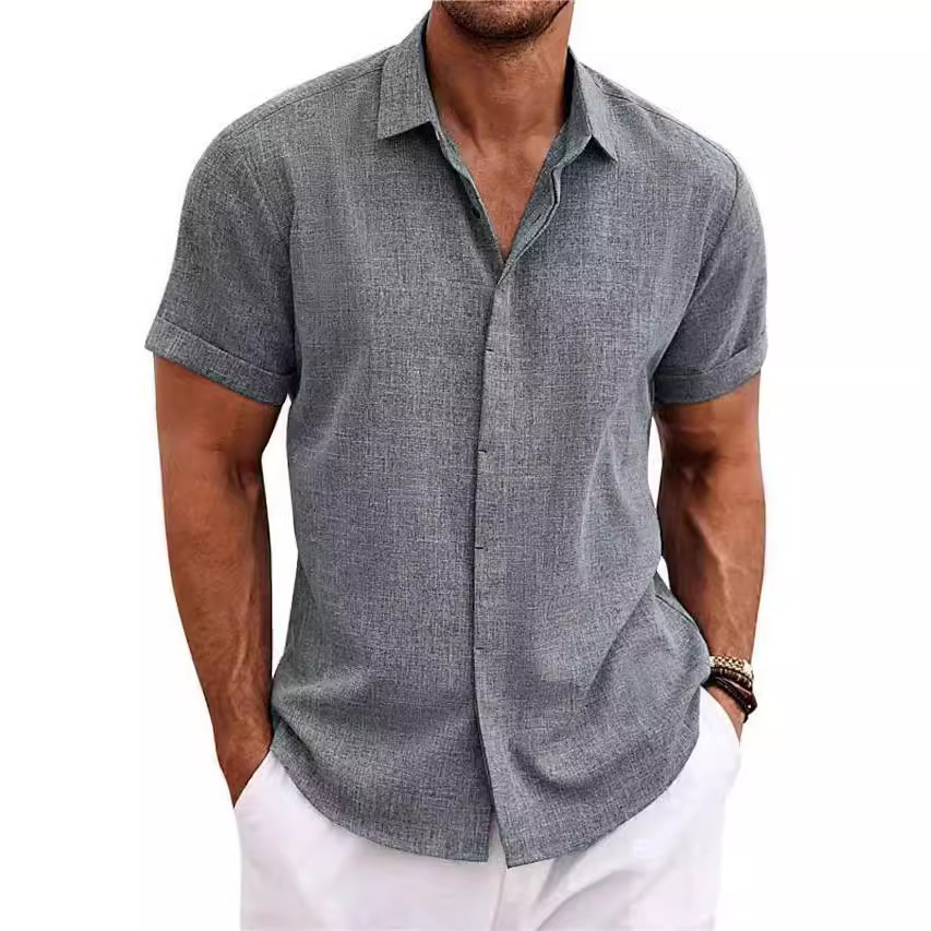 Men's Fashion Casual Solid Col - đánh giá và giá Men Formal Wear Top