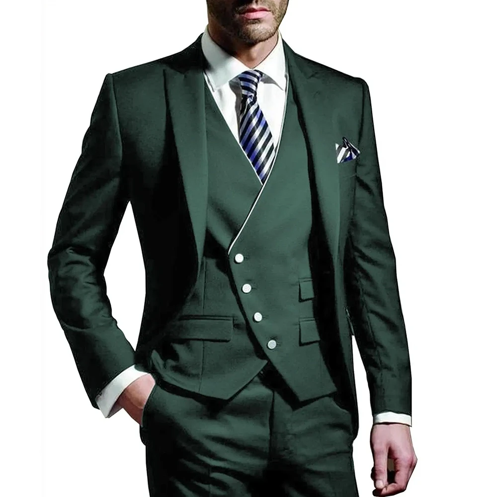 Men Suit  Army Green 3 Piece G - đánh giá và giá Men Formal Wear Green