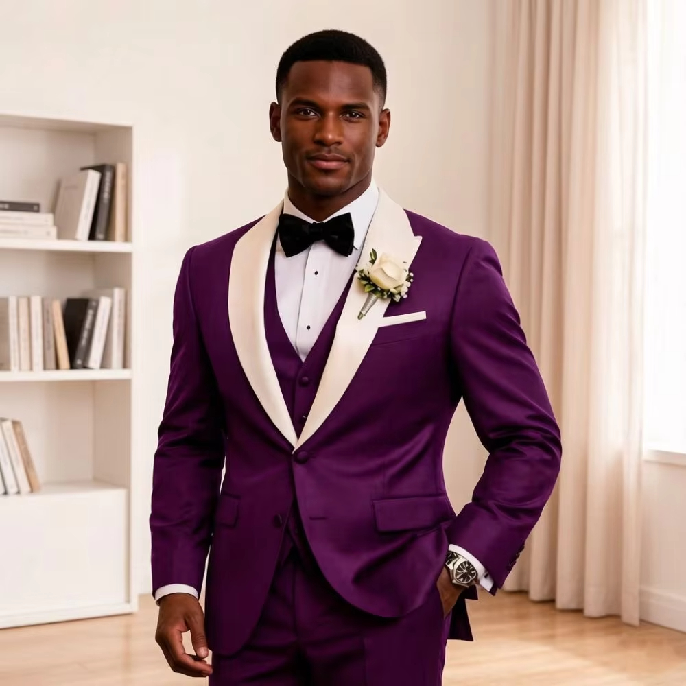 3 Pieces Formal Men Suits Peak - đánh giá và giá Men'S Formal Wear For Reception