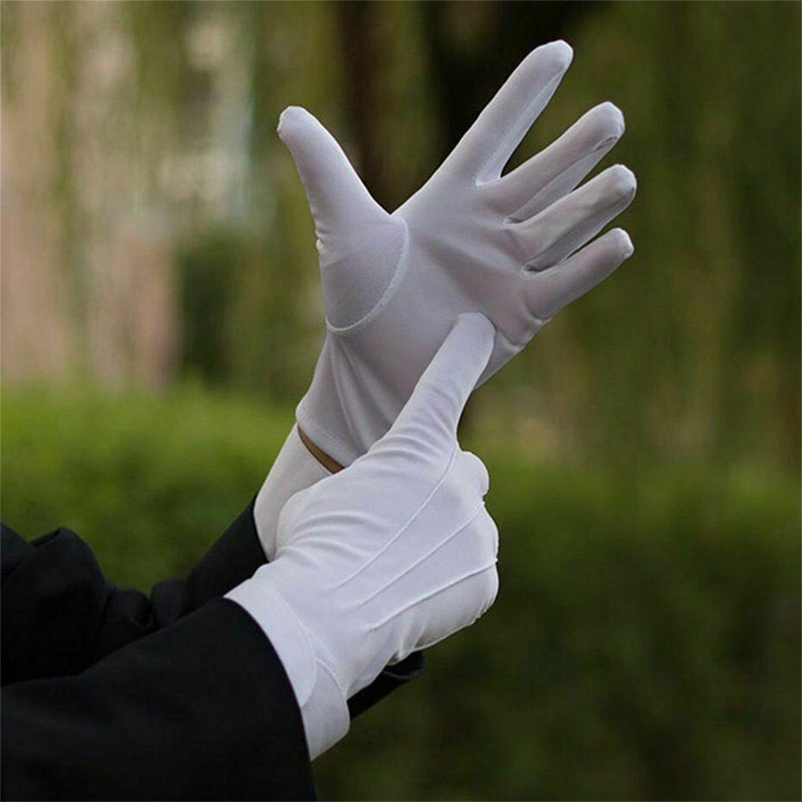 White Cotton Gloves Men Formal - đánh giá và giá Formal Wear Gloves Men