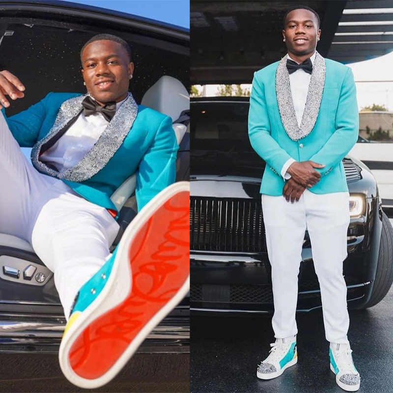 Mint Green Mens Party Tuxedos  - đánh giá và giá Men Formal Wear Green