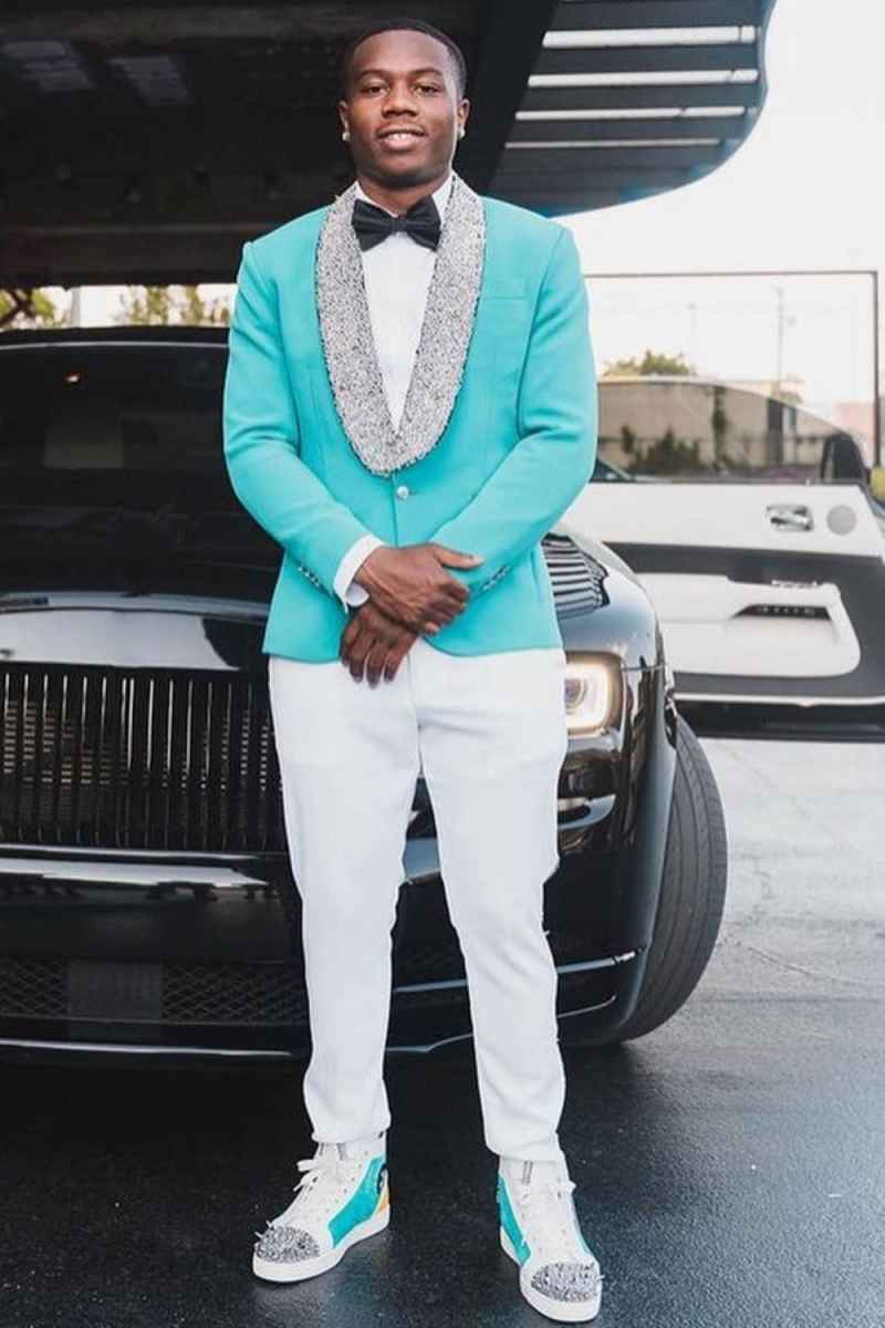 Mint Green Mens Party Tuxedos  - đánh giá và giá Men Formal Wear Green